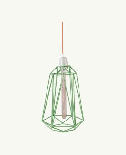 Black Mint Geometric Diamond Ceiling Pendant Light Shade